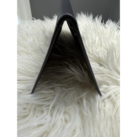 Gucci Blue Slim Wallet Checkbook Cover Slick Soft Leather Authentic Vintage| GUC - Picture 9 of 11